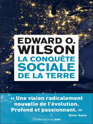 cover image of La conquête sociale de la Terre
